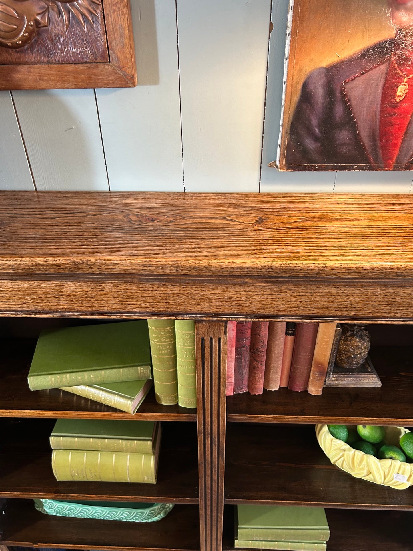 Edwardian Oak Bookcase