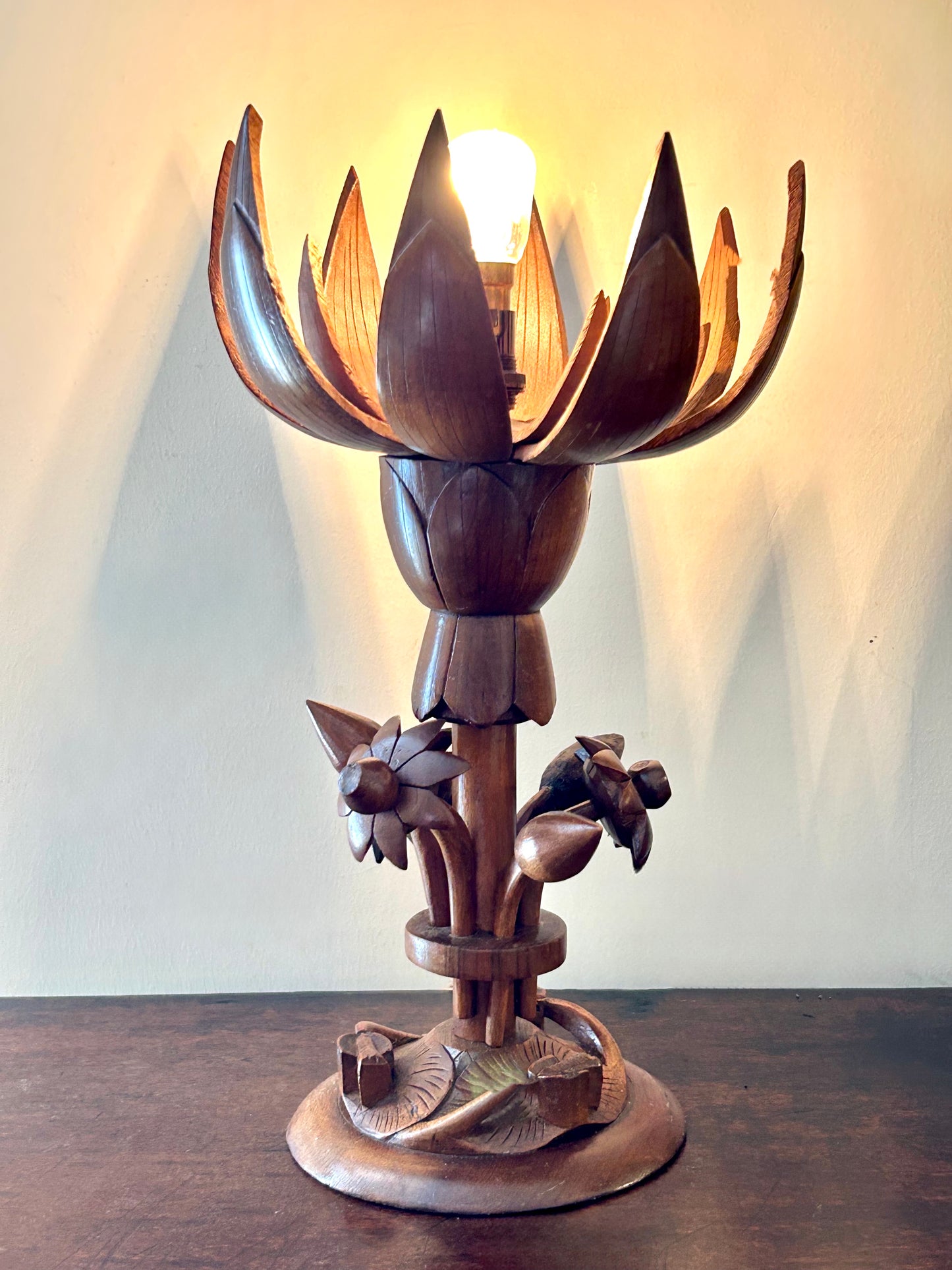 Swedish Mid-Century Lotus Lamp