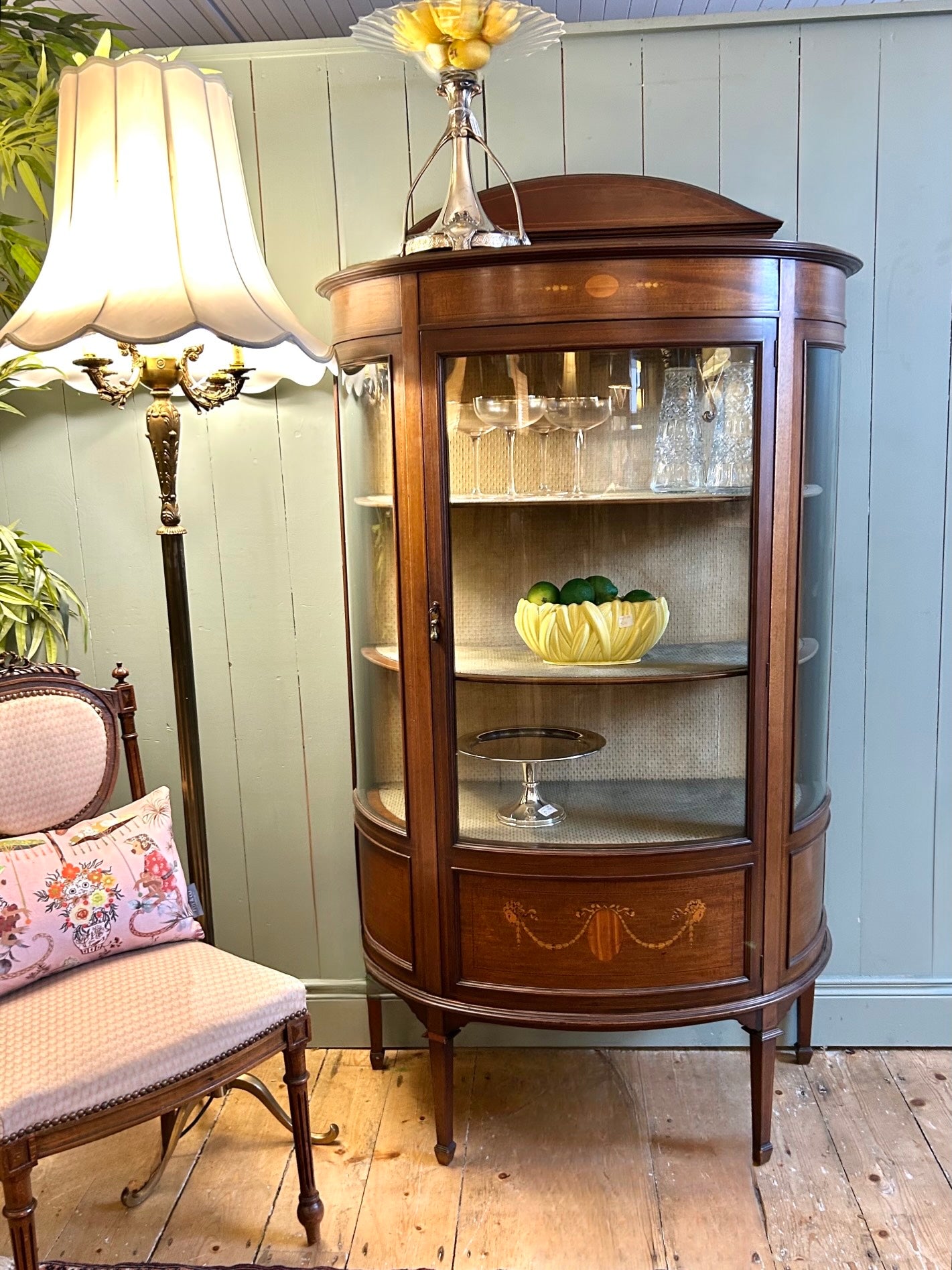Edwardian Display Cabinet c.1910