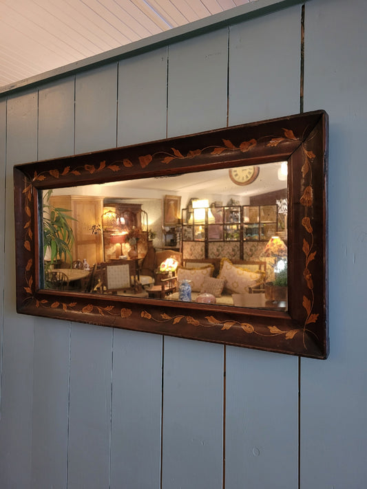 Inlaid Mahogany Mirror Circa early 1900's