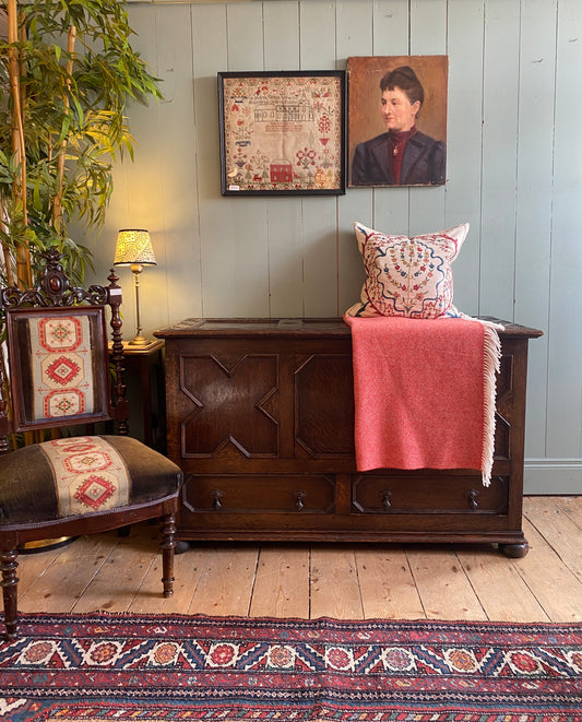 Jacobean Tudor Oak Coffer