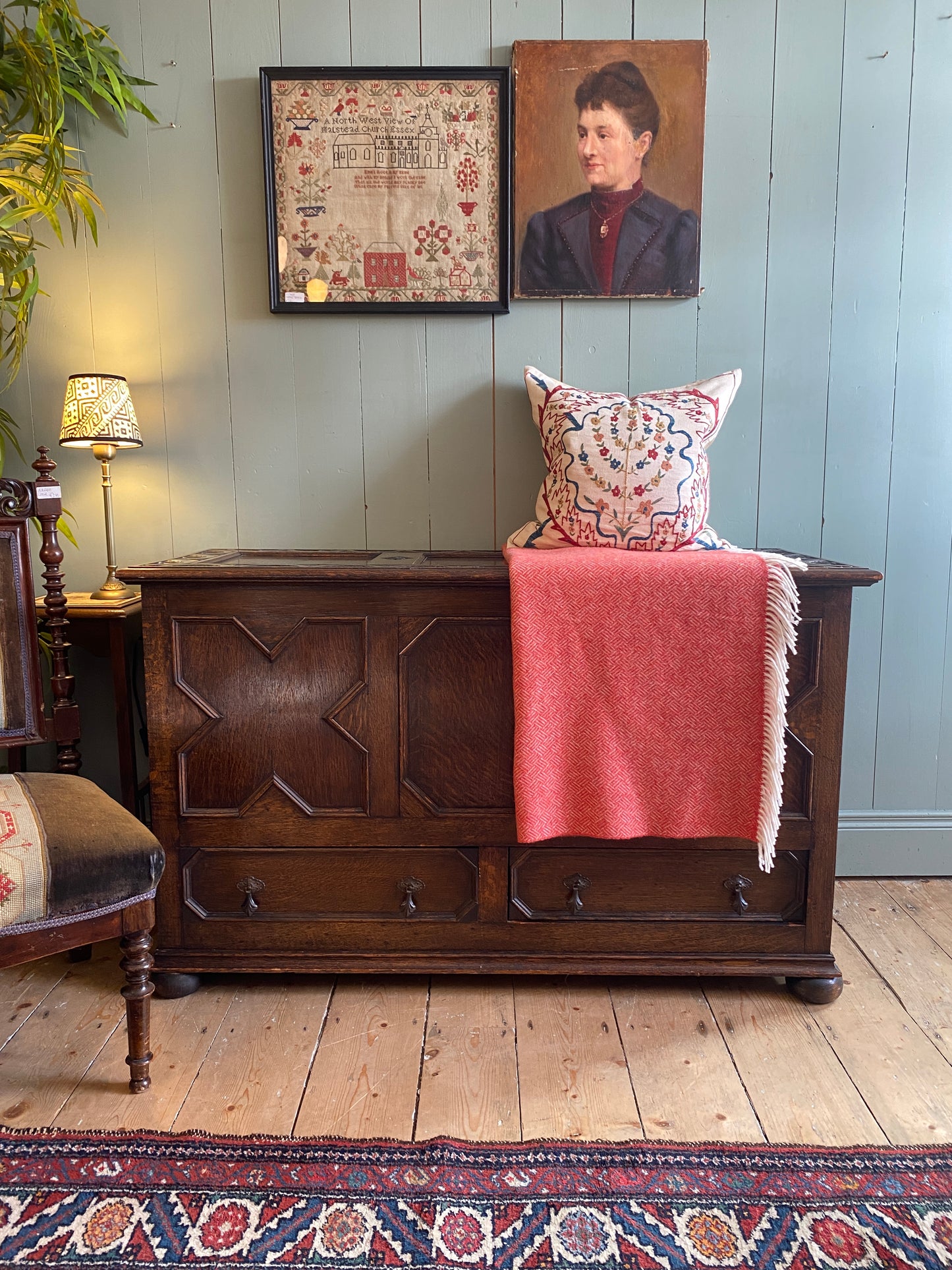 Jacobean Tudor Oak Coffer