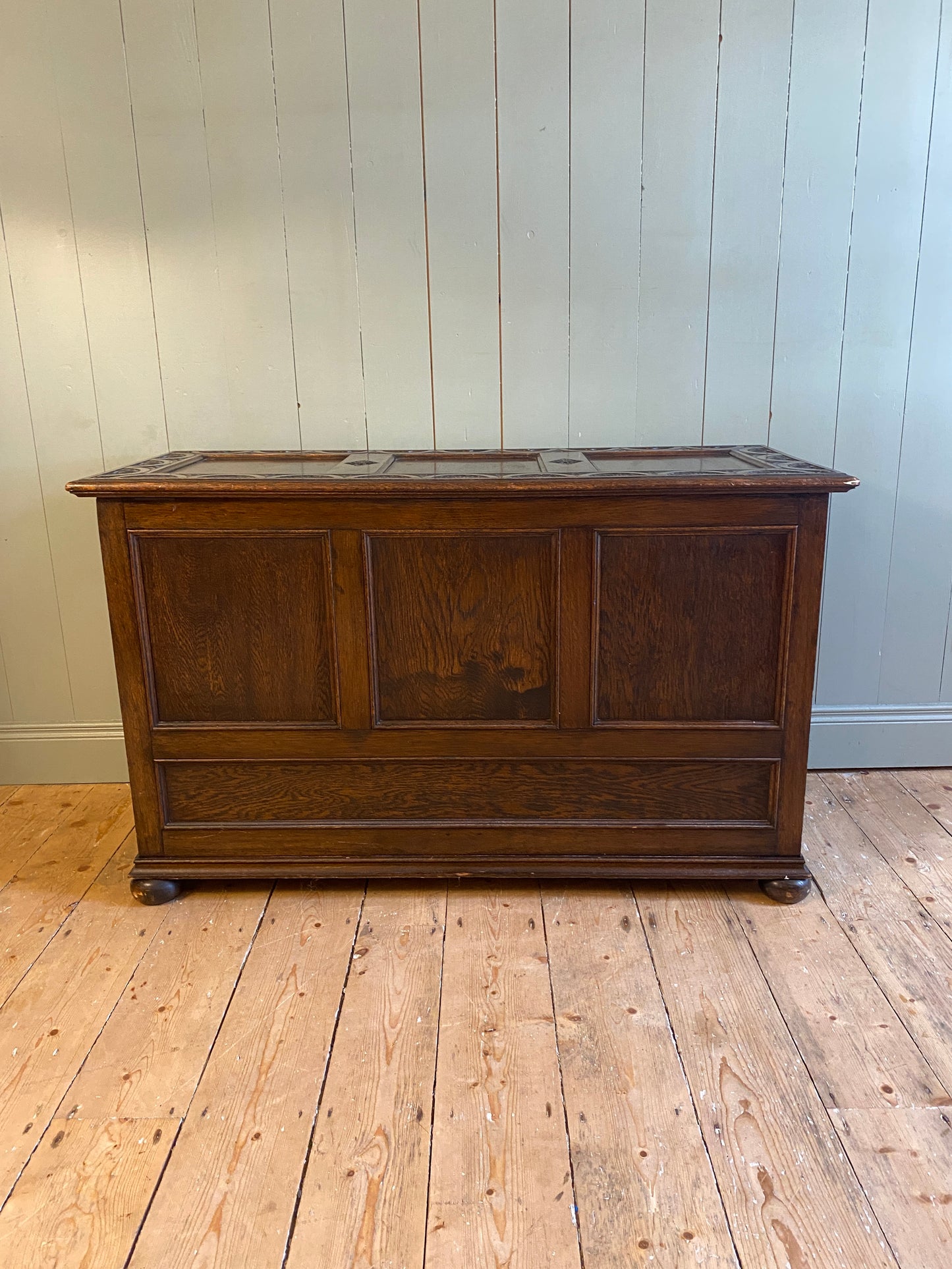 Jacobean Tudor Oak Coffer