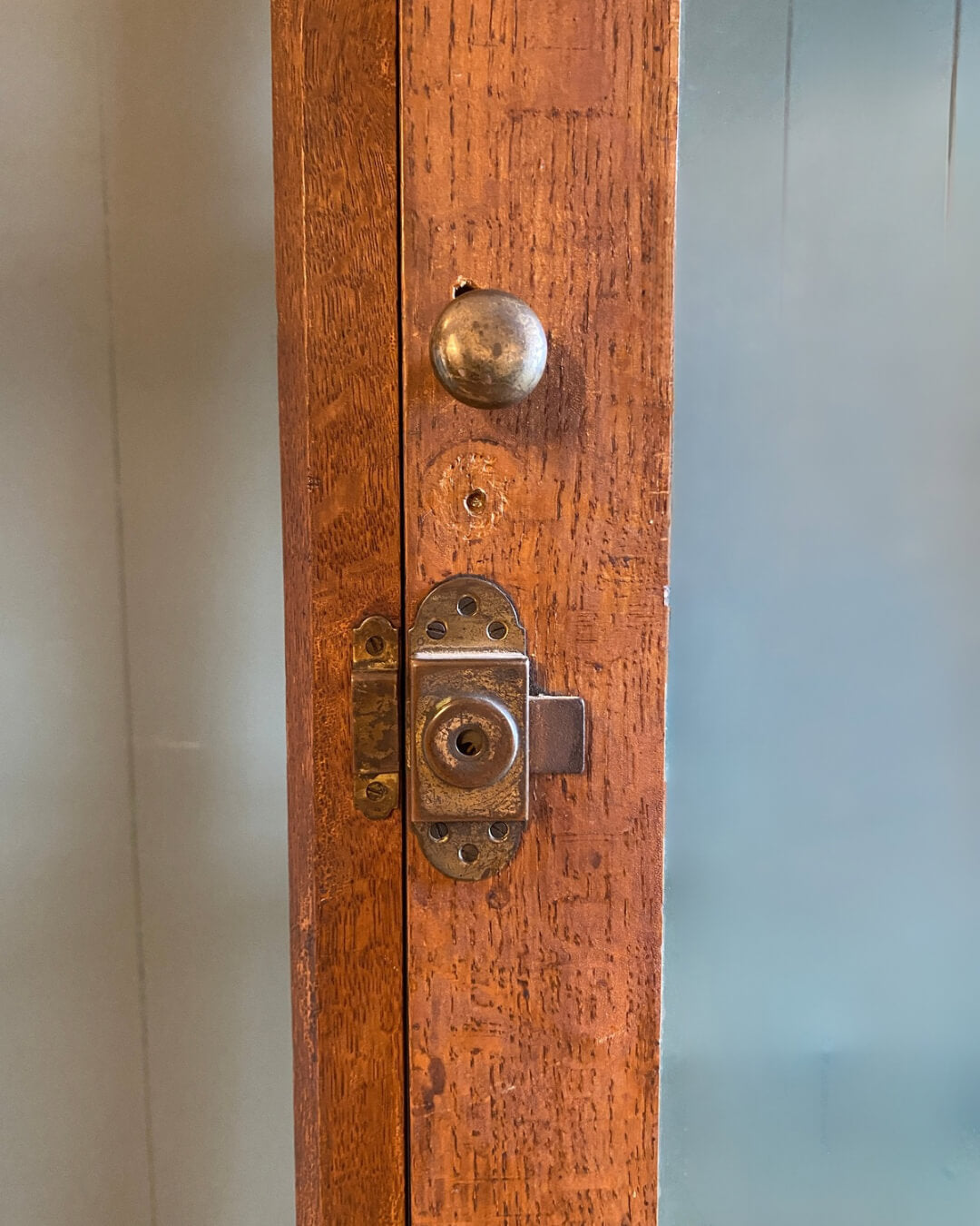 Late 19th Century Oak Glazed Display Cabinet