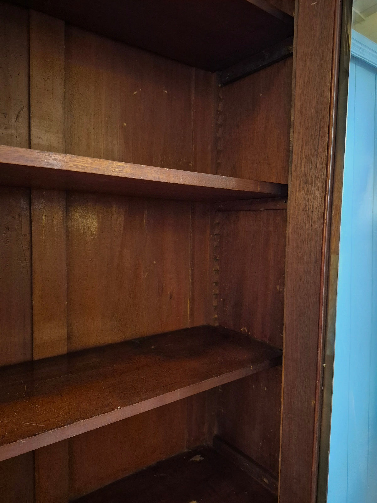 Late Victorian Mahogany Glazed Bookcase