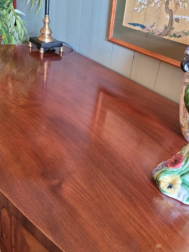 Edwardian Mahogany Bow Front Sideboard