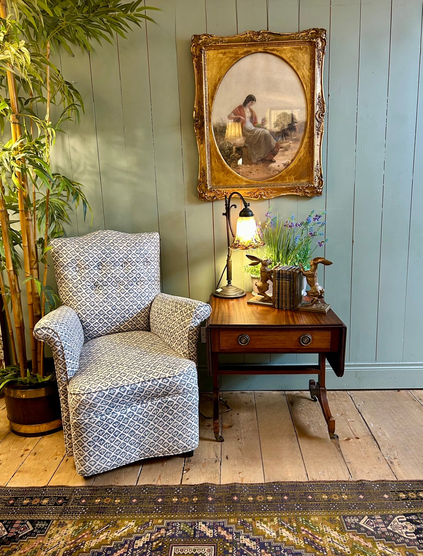 Regency Mahogany Drop Leaf Coffee Table