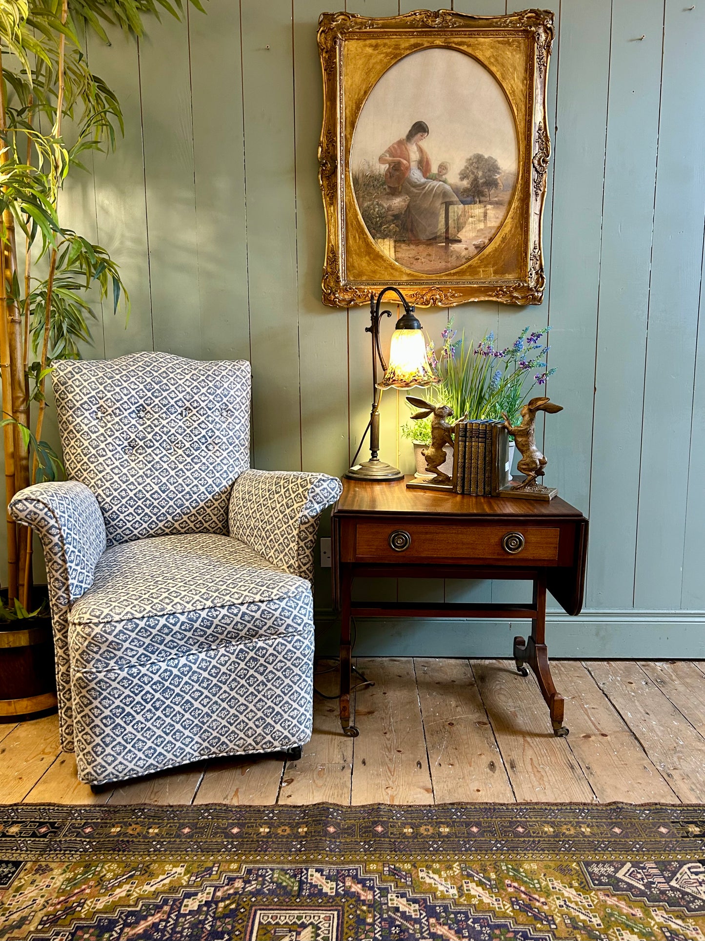 Regency Mahogany Drop Leaf Coffee Table