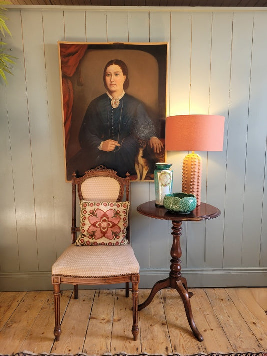 Mahogany Tripod Side table