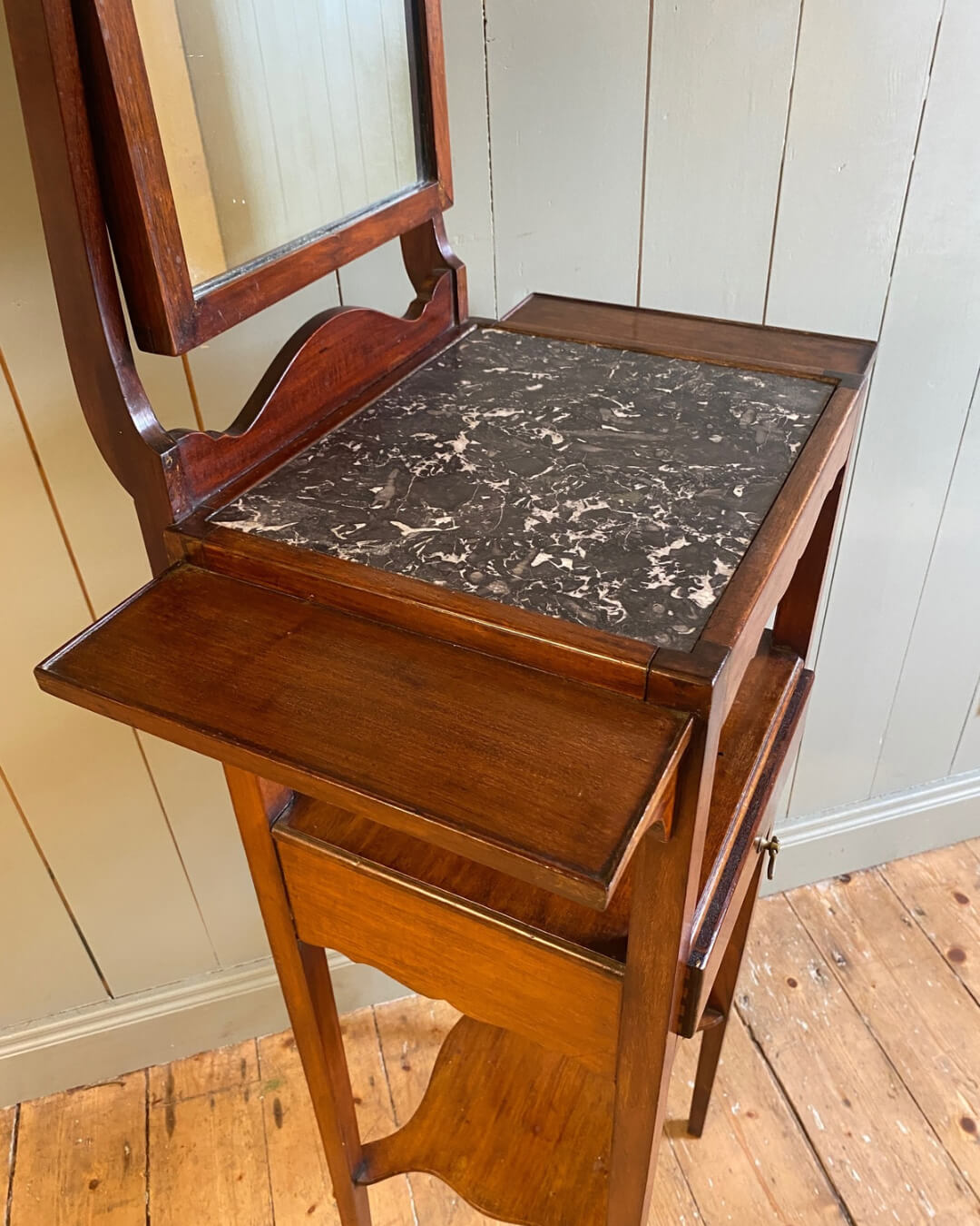 Marble Top Shaving Stand