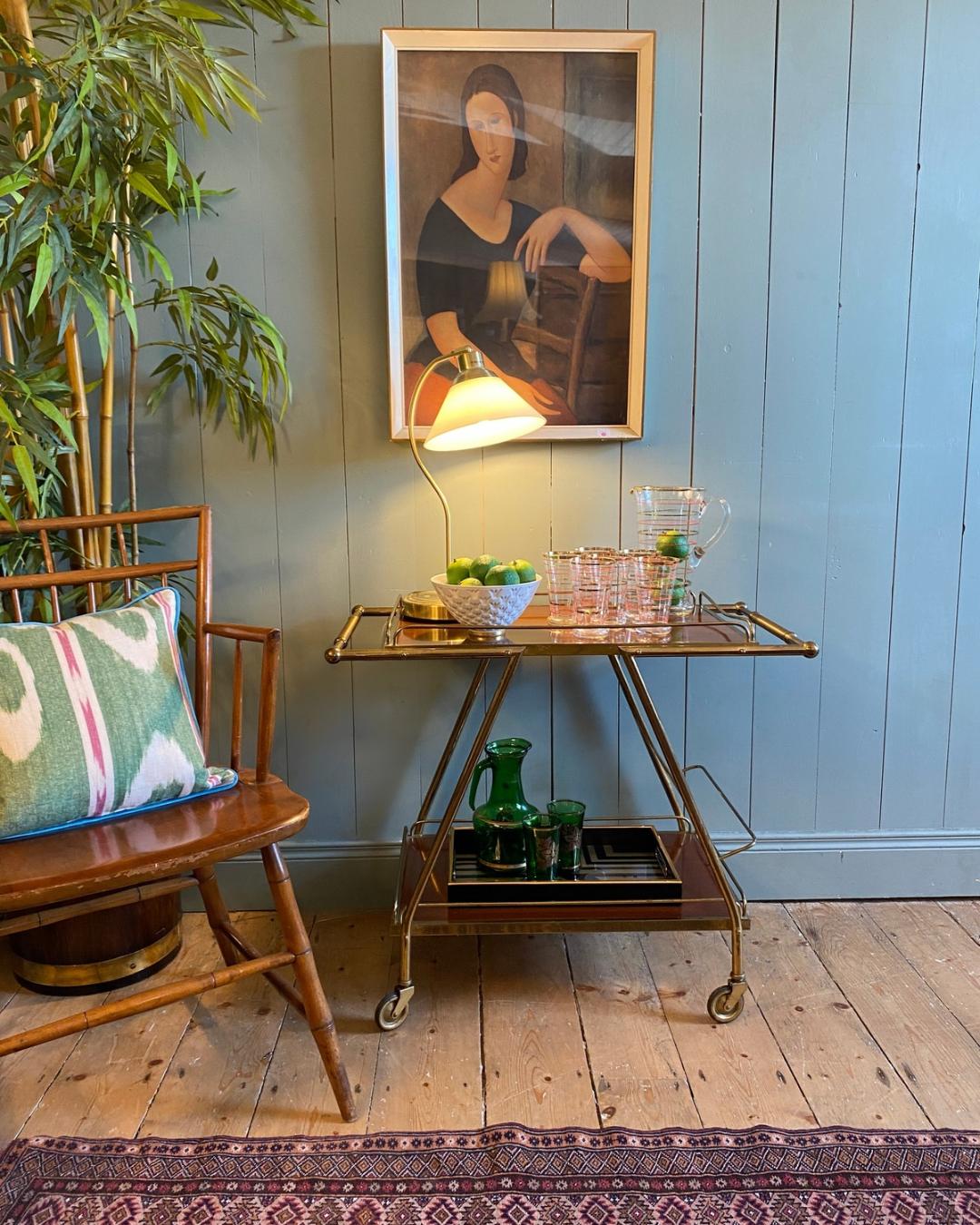 Mid-Century Modern Bar Cart c1960