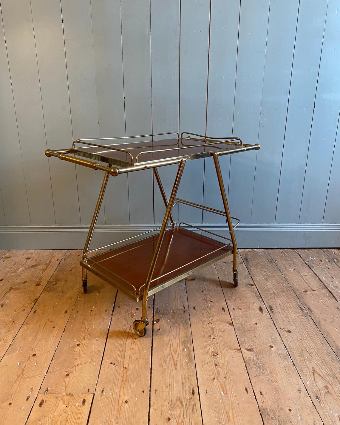 Mid-Century Modern Bar Cart c1960