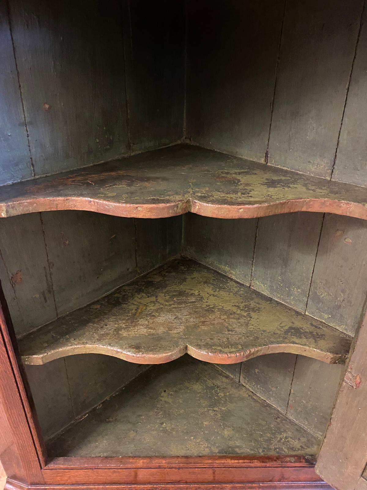 Oak Corner Cupboard c1770