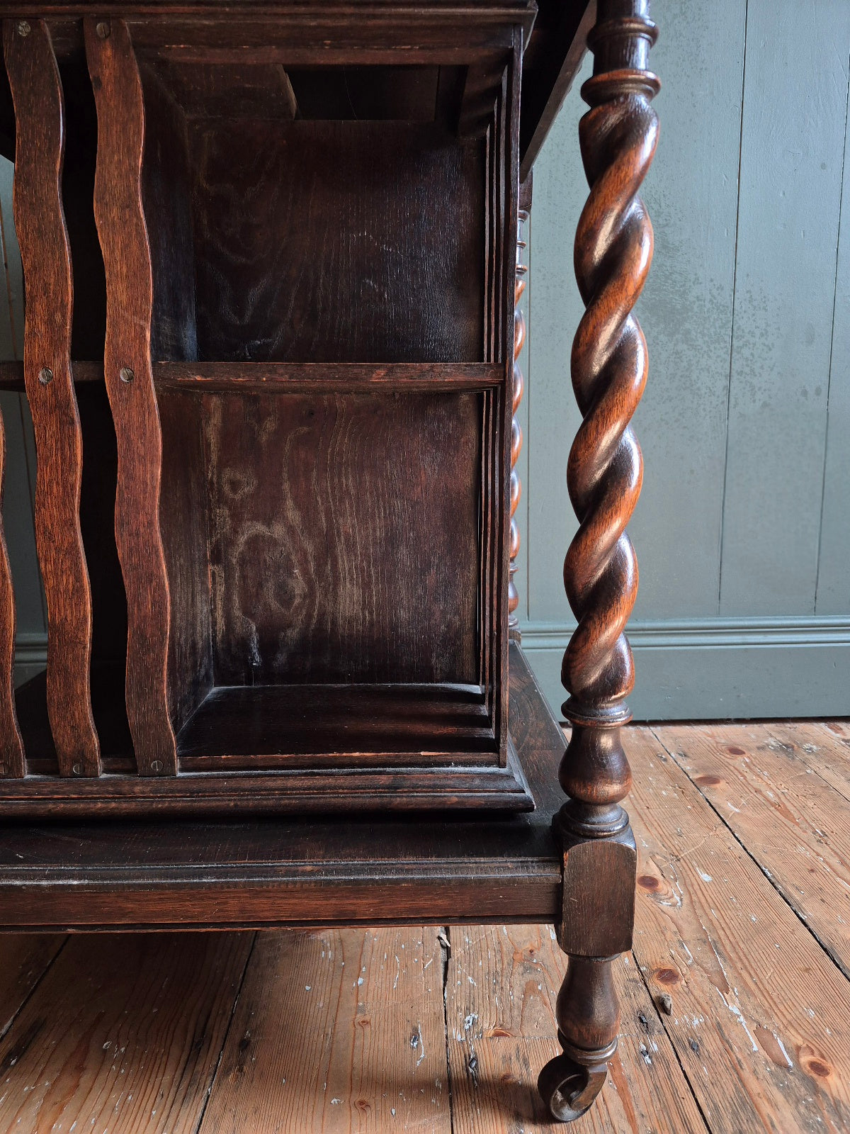 Oak Revolving Bookcase