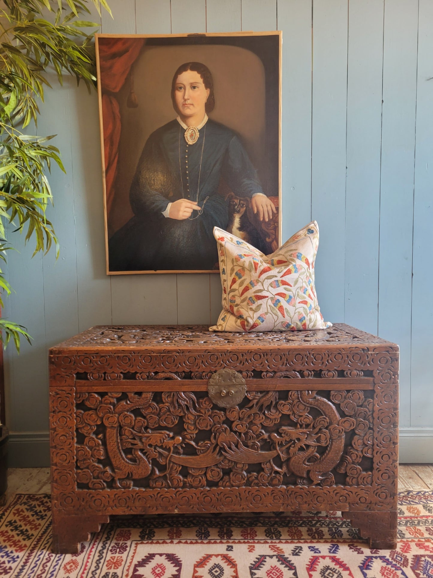 Oriental Carved Chest
