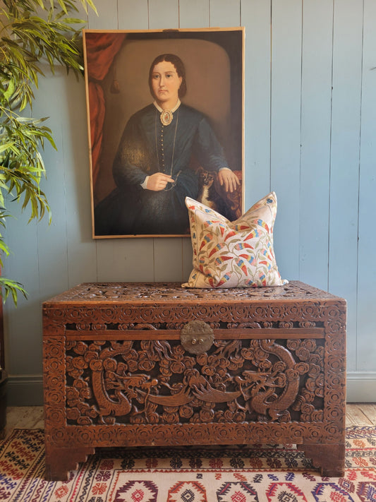 Oriental Carved Chest