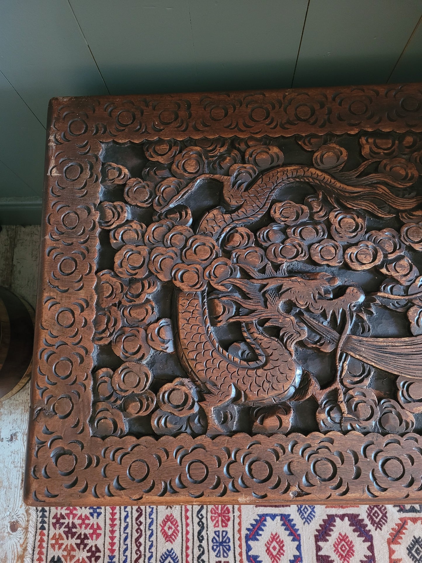 Oriental Carved Chest