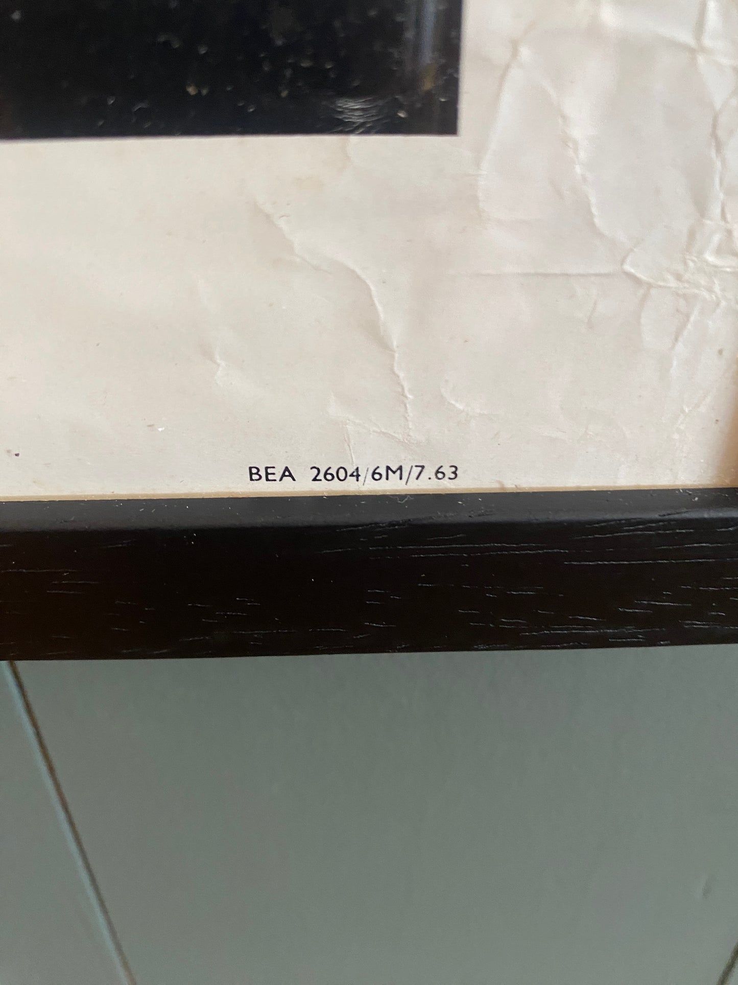 Original Fly BEA Northern Ireland Framed Poster