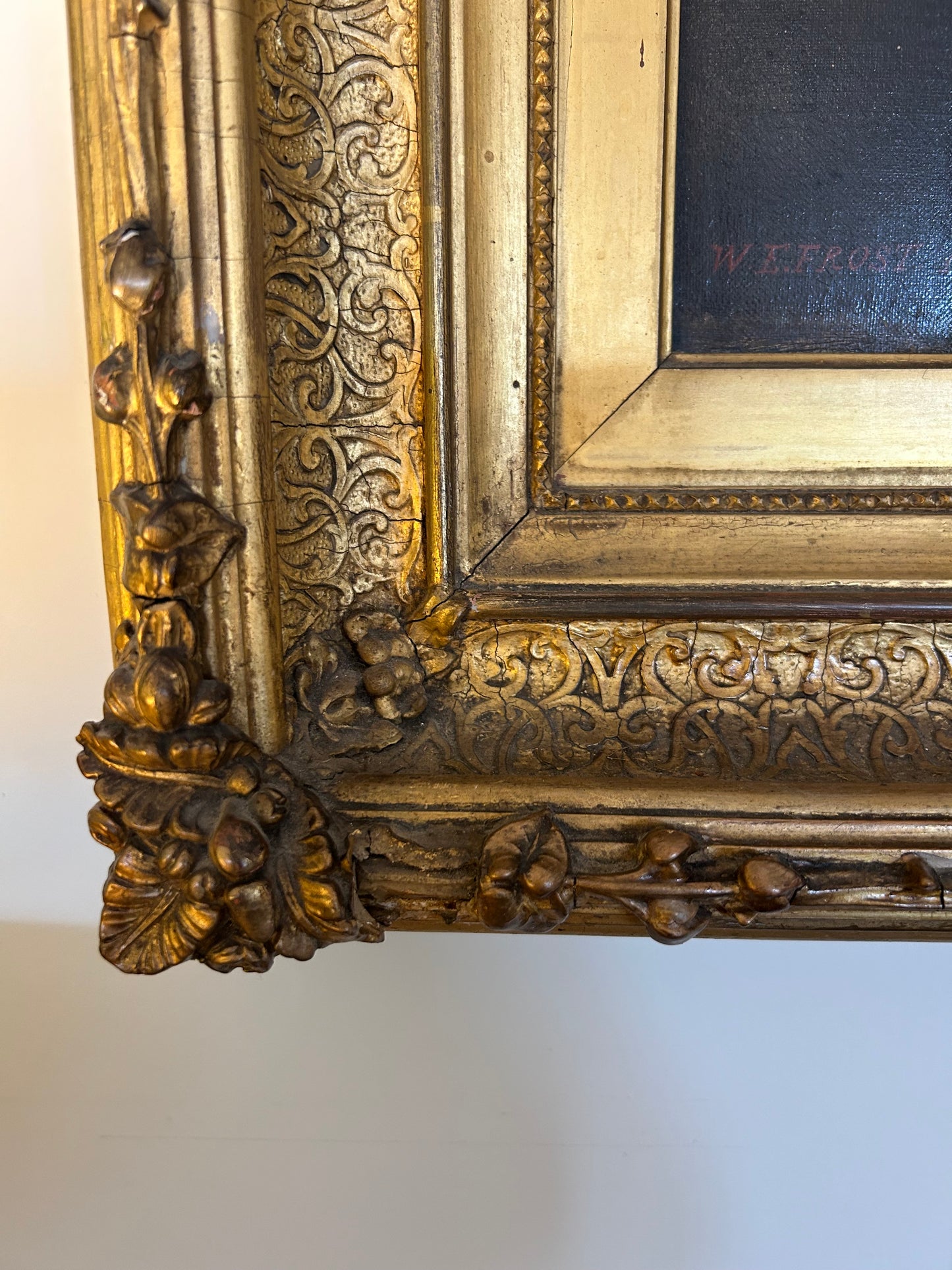 1838 Signed Portrait of a Noble Man by WE Frost