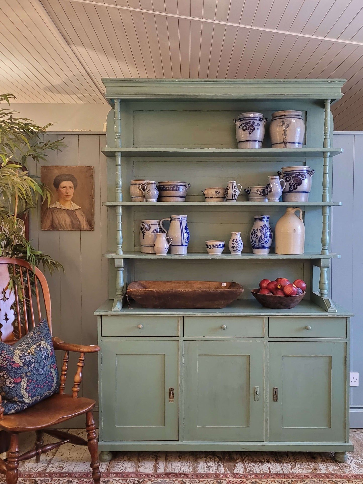 Painted Kitchen Dresser c1920's
