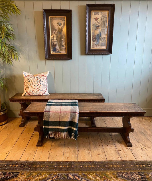 Antique Oak Bench