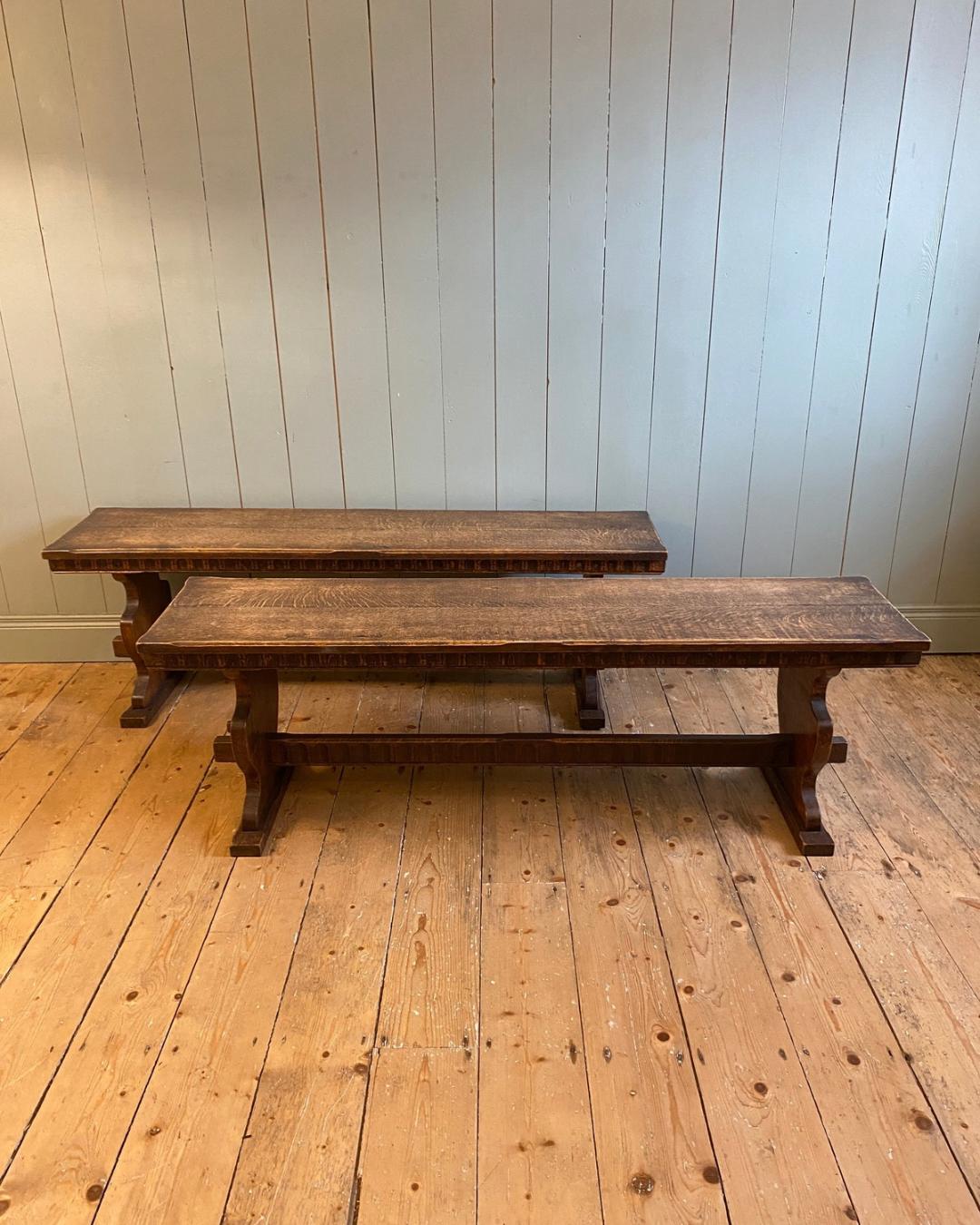 Antique Oak Bench