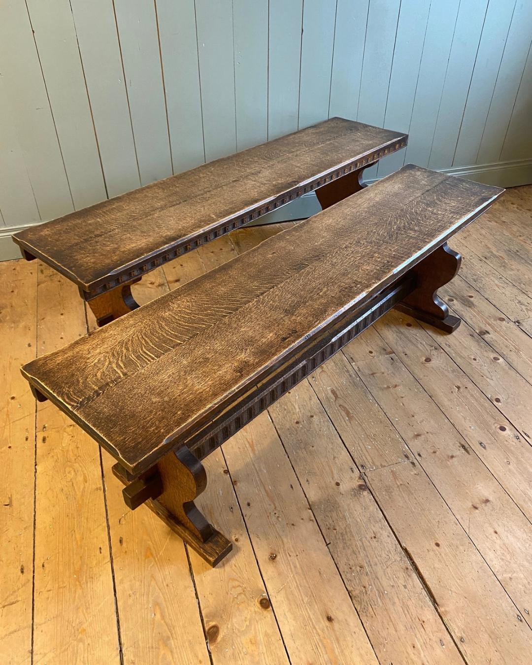 Antique Oak Bench