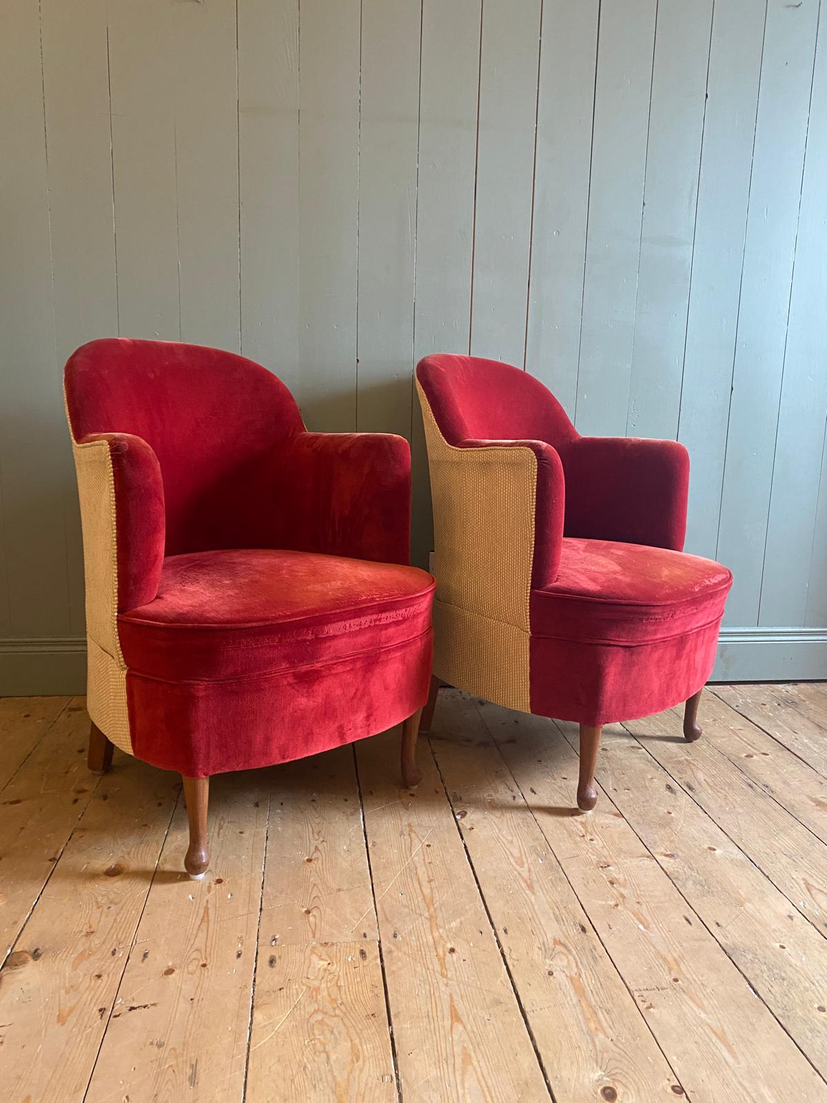 Pair of 1950s French Armchairs