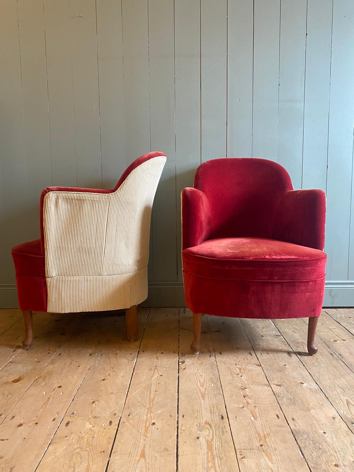 Pair of 1950s French Armchairs