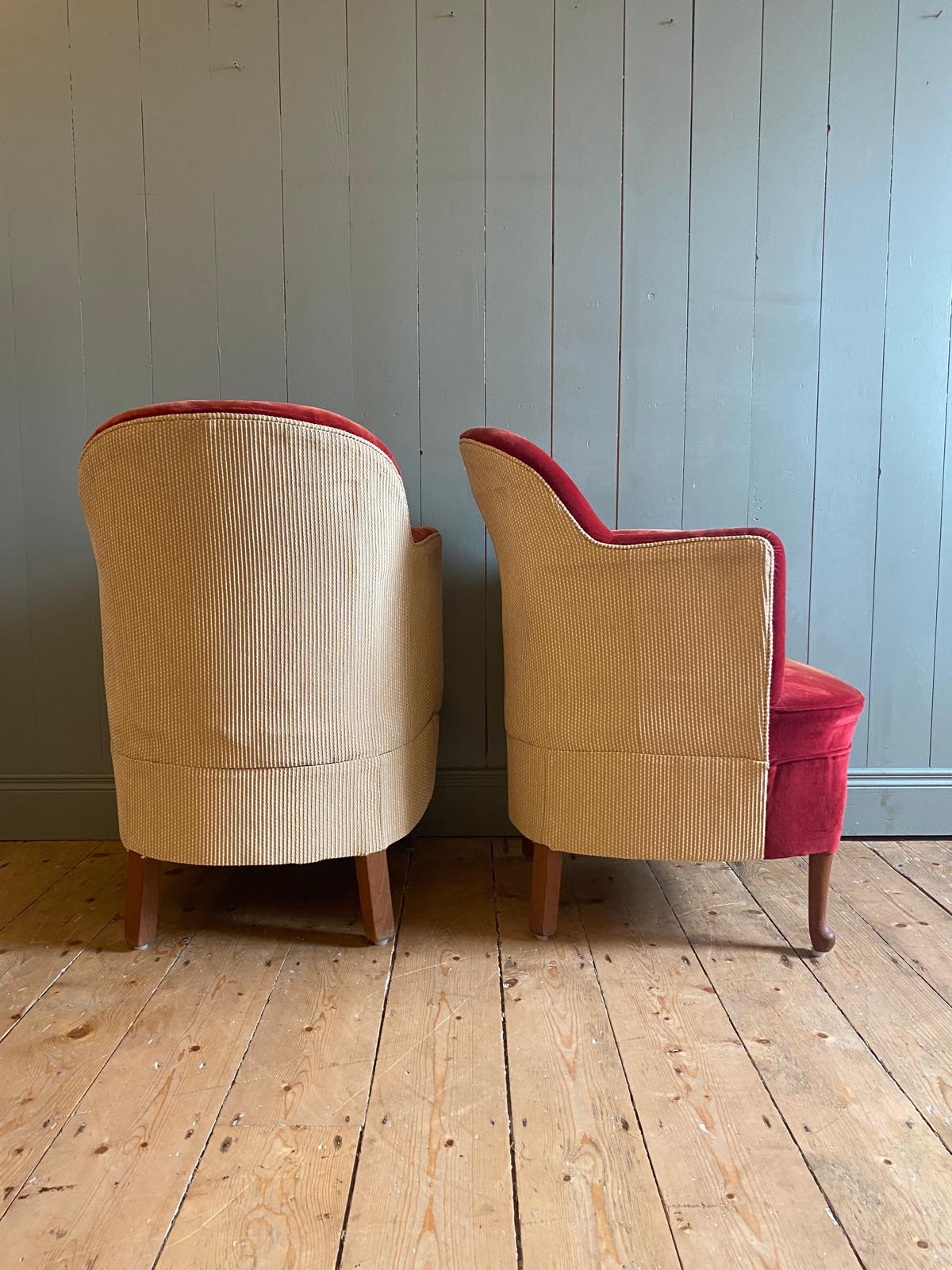 Pair of 1950s French Armchairs