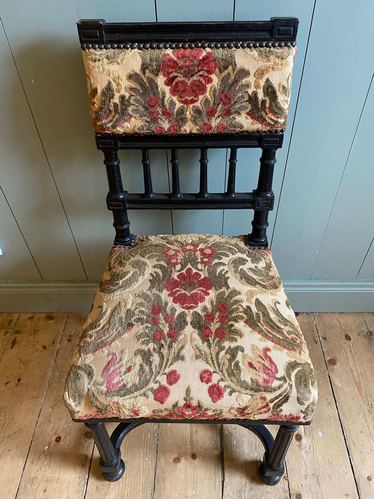 Pair Of Napoleon Upholstered Chairs