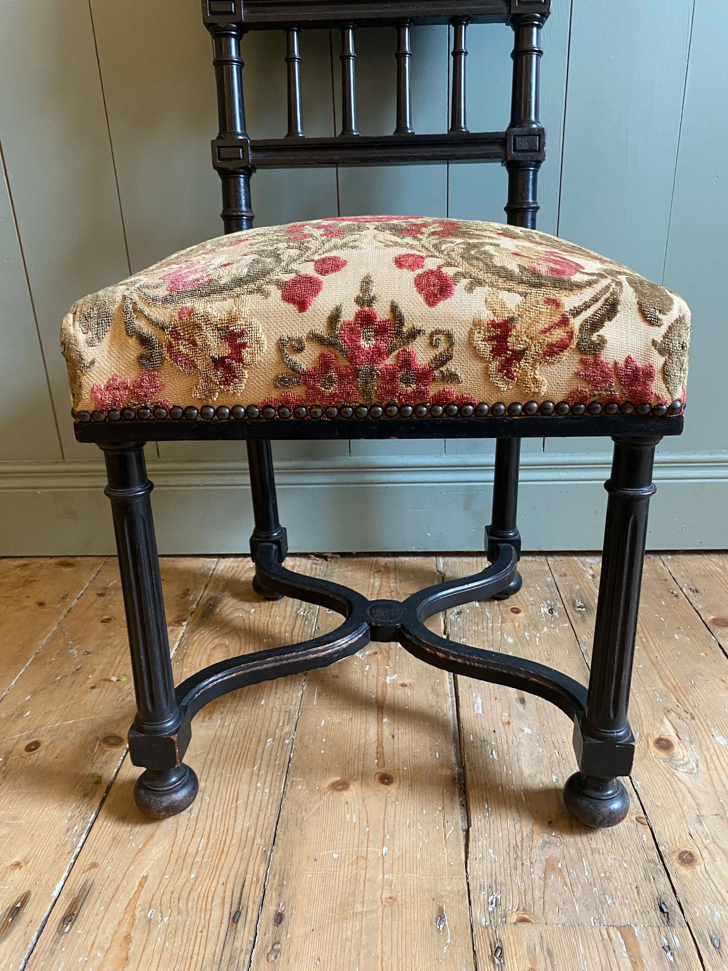 Pair Of Napoleon Upholstered Chairs