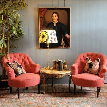 Pair of 1950's "Crapaud" Armchairs