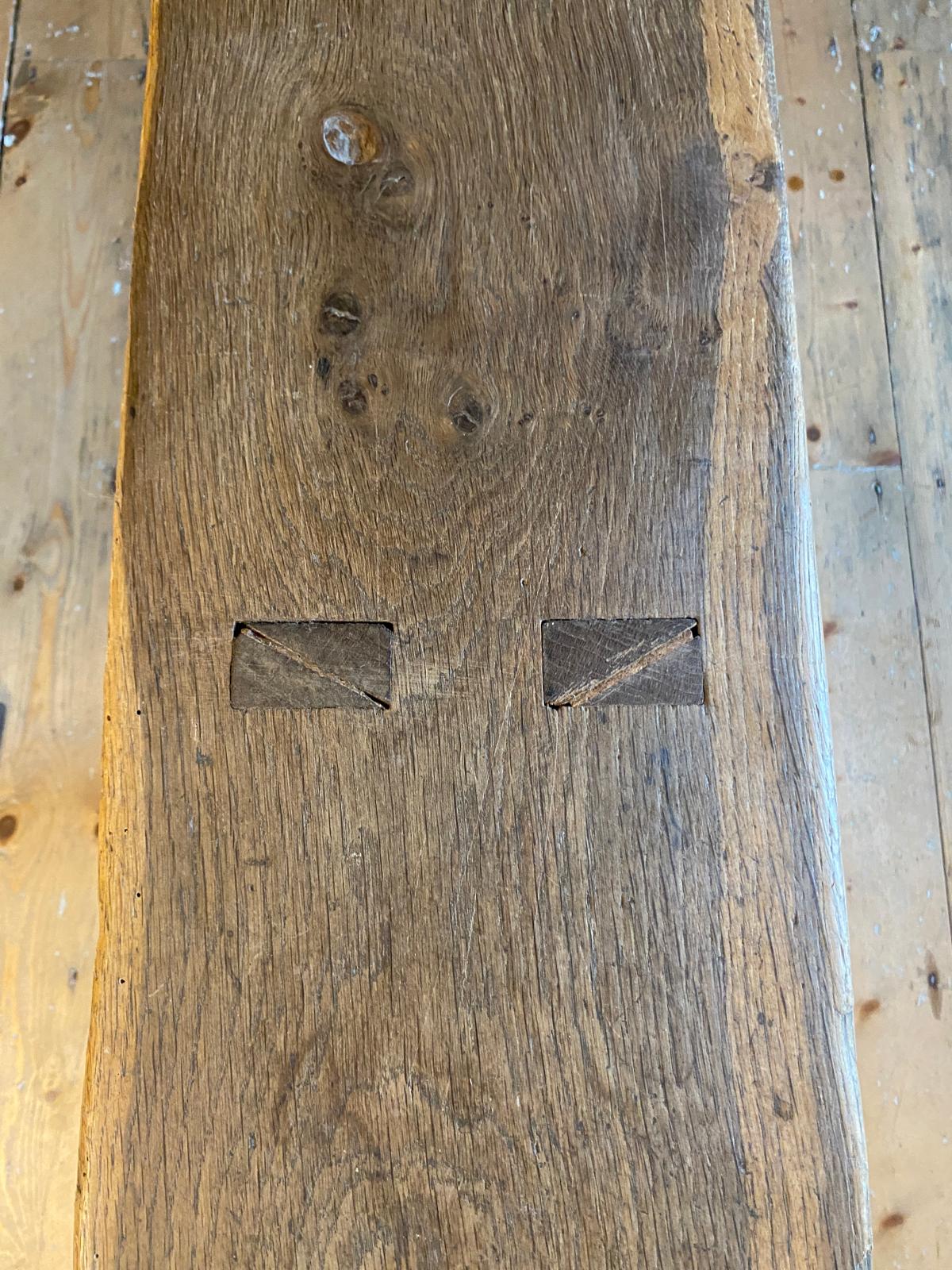 Pair of 19th Century Oak Farmhouse Benches