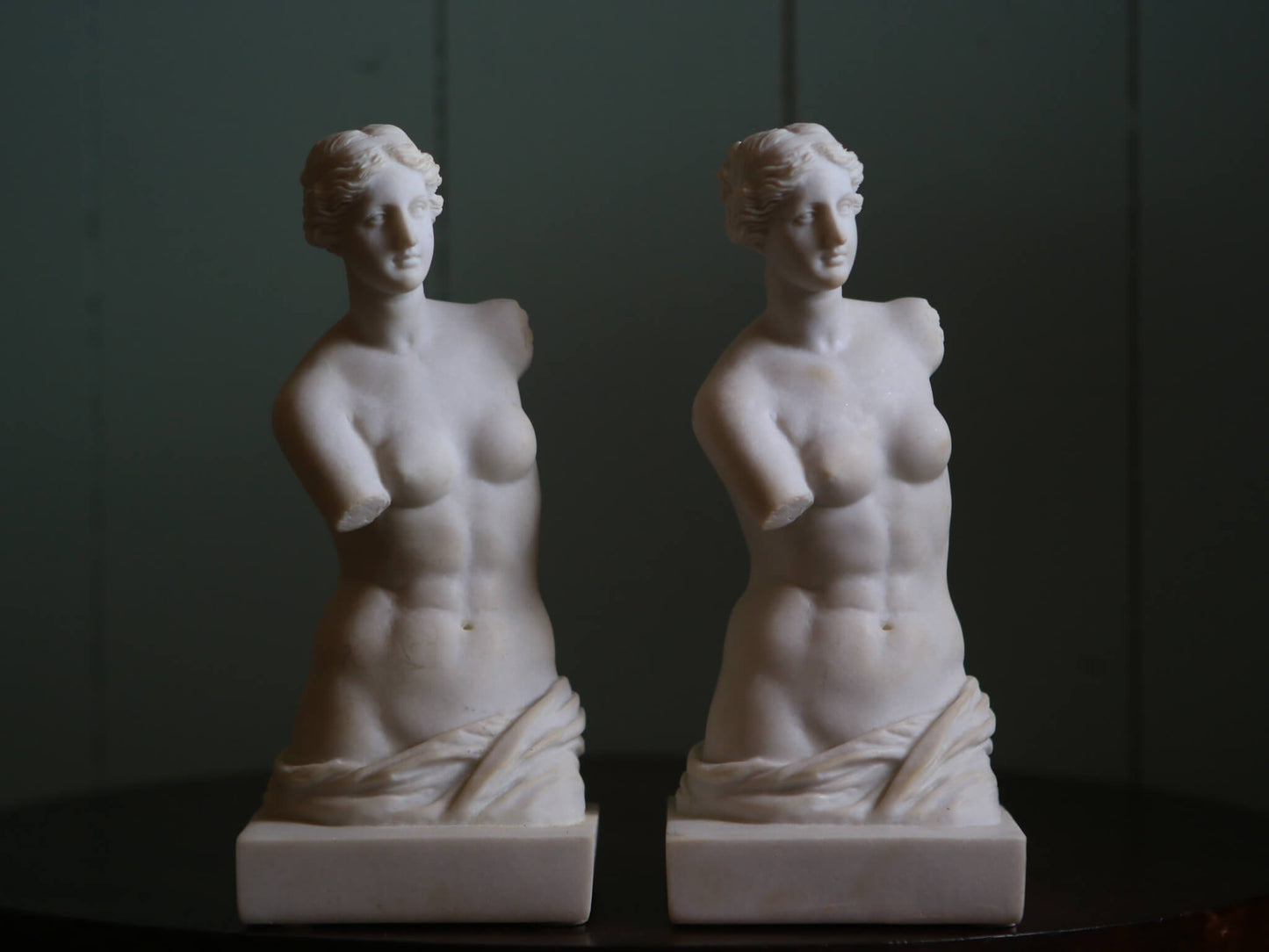 Pair of Contemporary Grecian Style Plaster Bookends