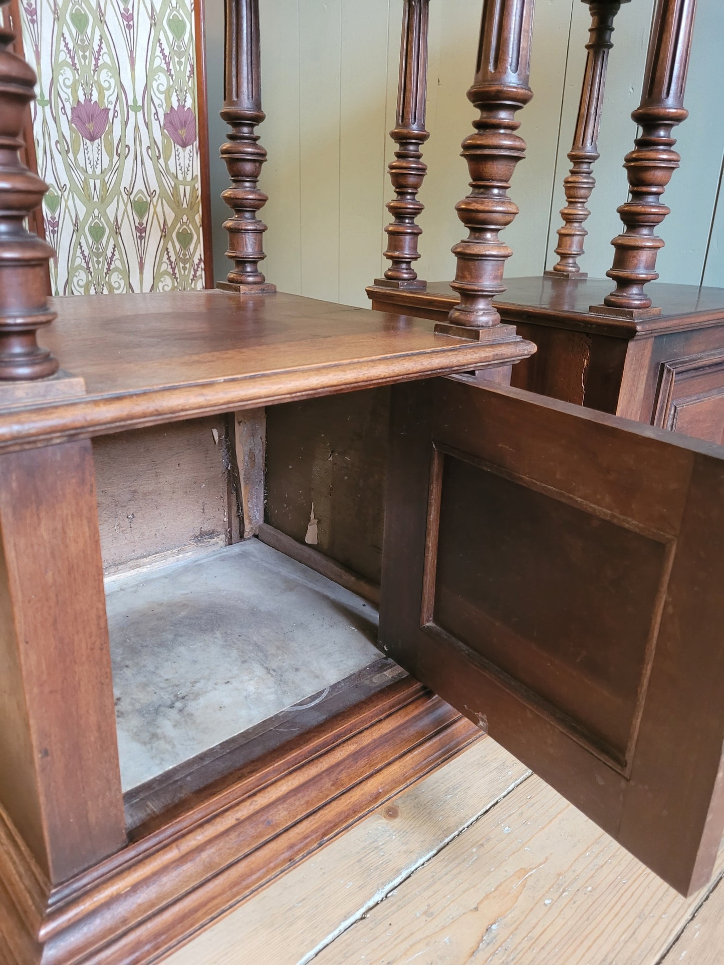 Pair of Vintage French Provincial Bedside Tables