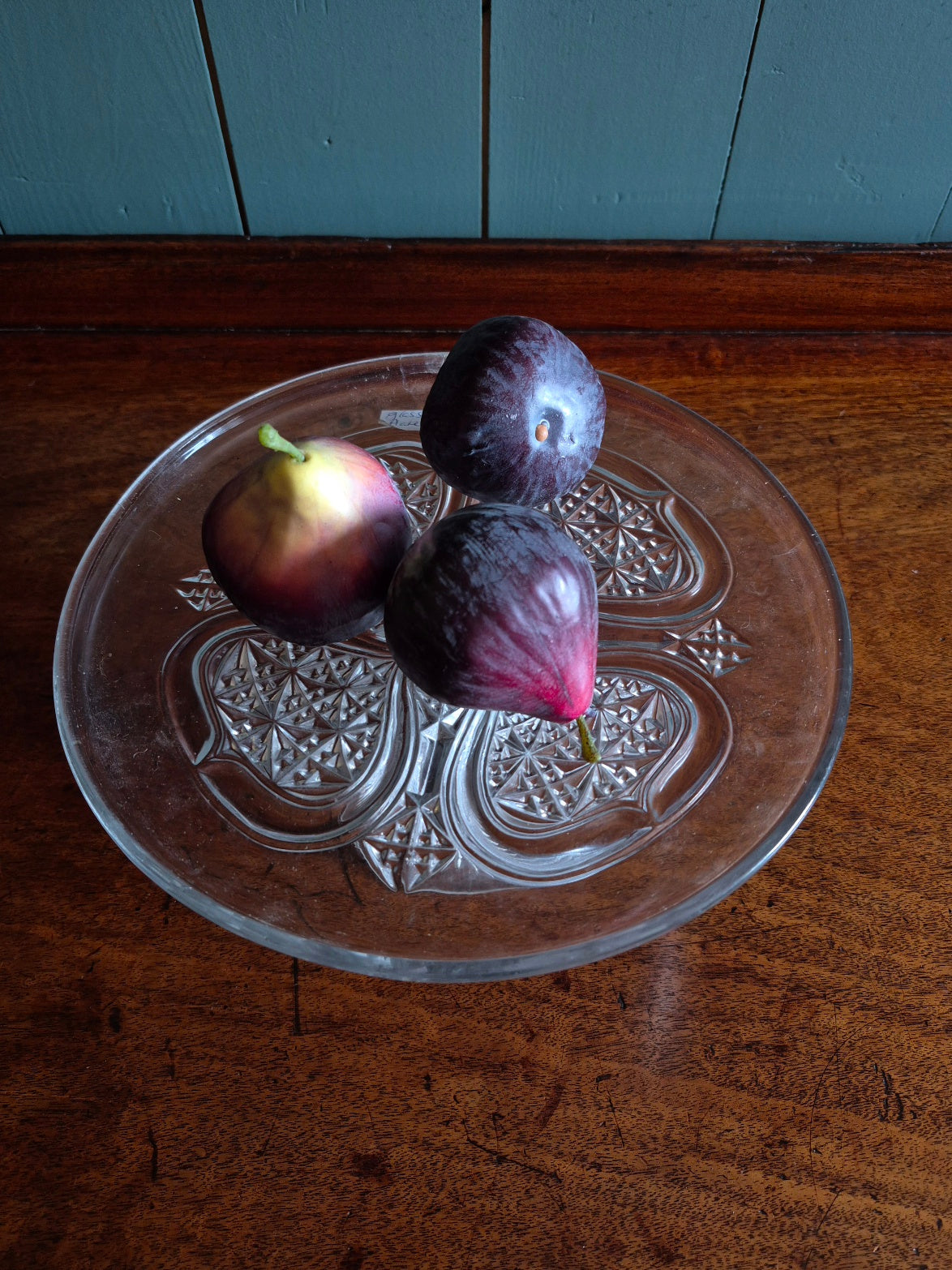 Pressed Glass Cake Stand