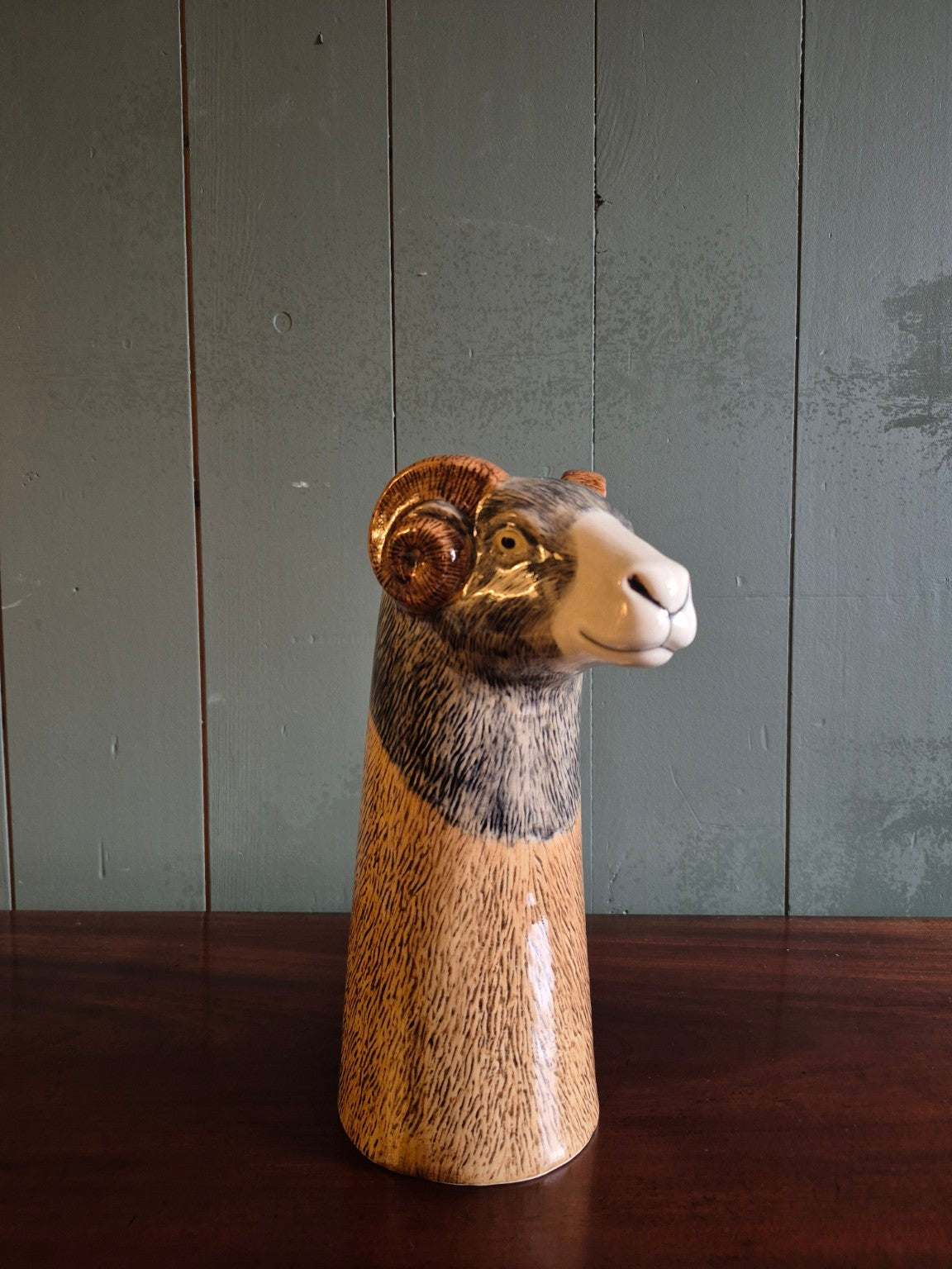Hand Painted Swaledale flower vase large