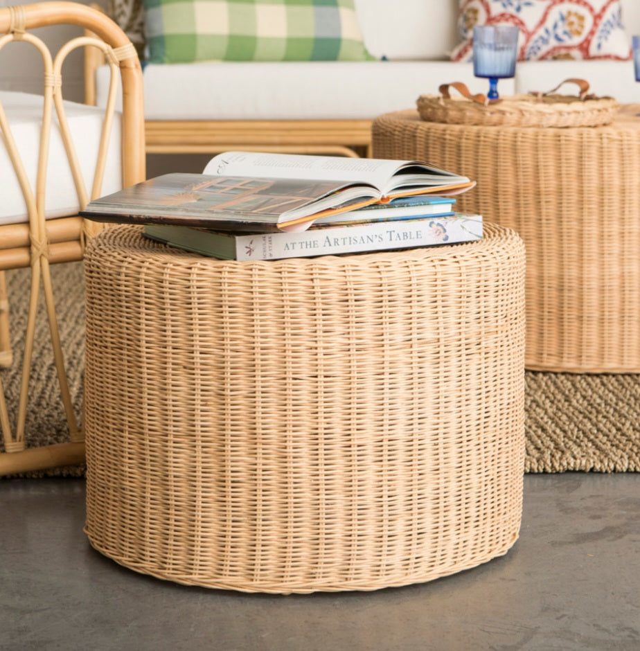 Rattan Side Table