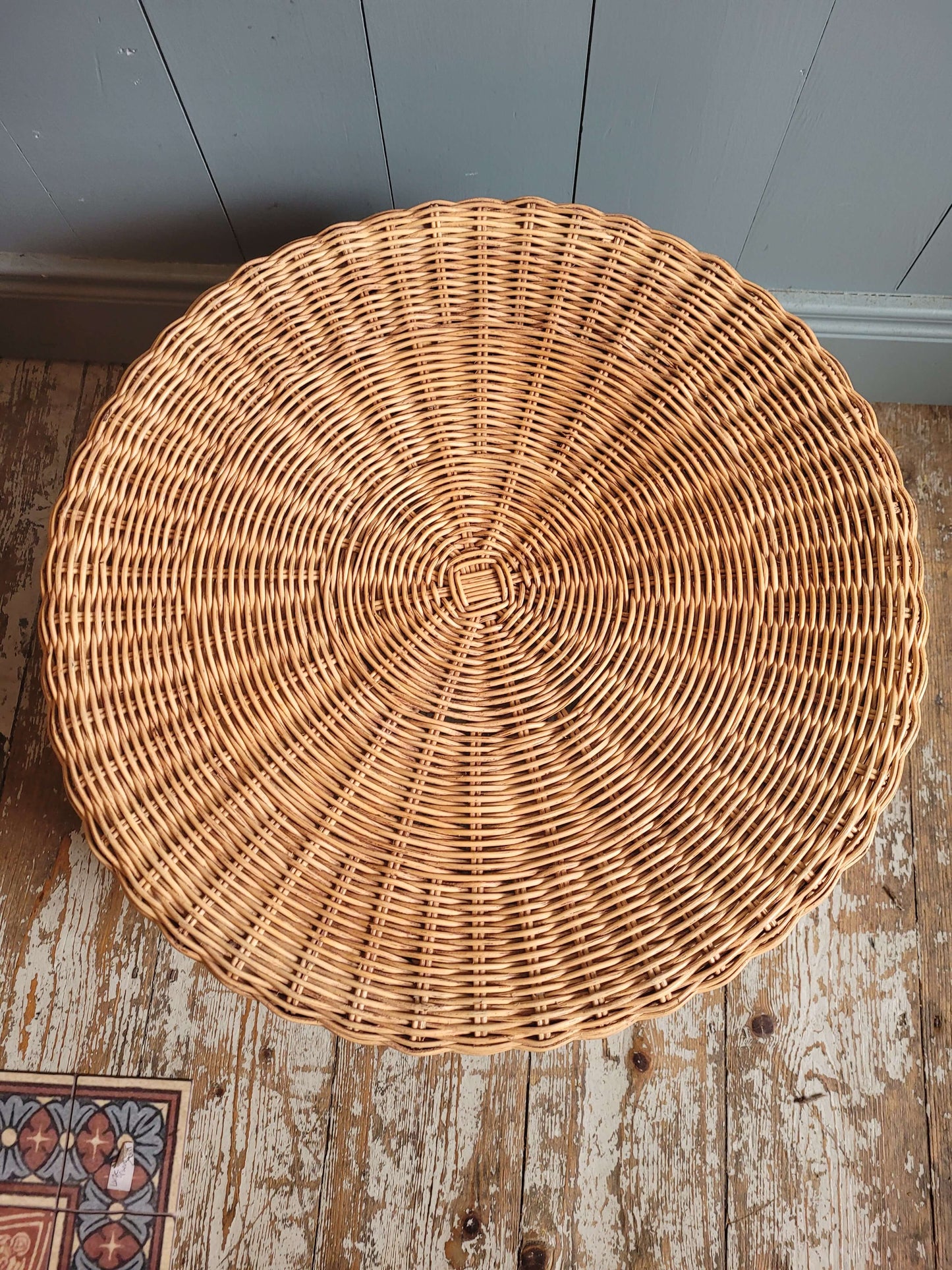 Rattan Side Table