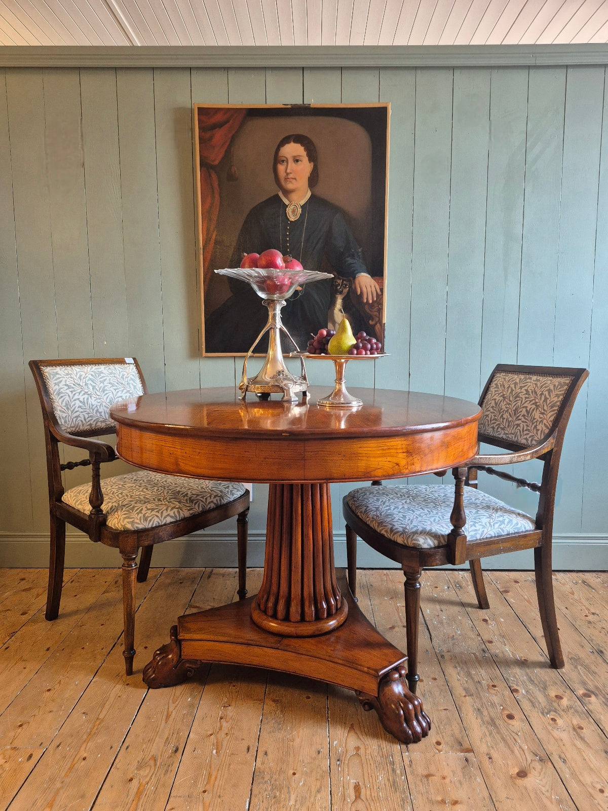 Regency Fruitwood Hall Table