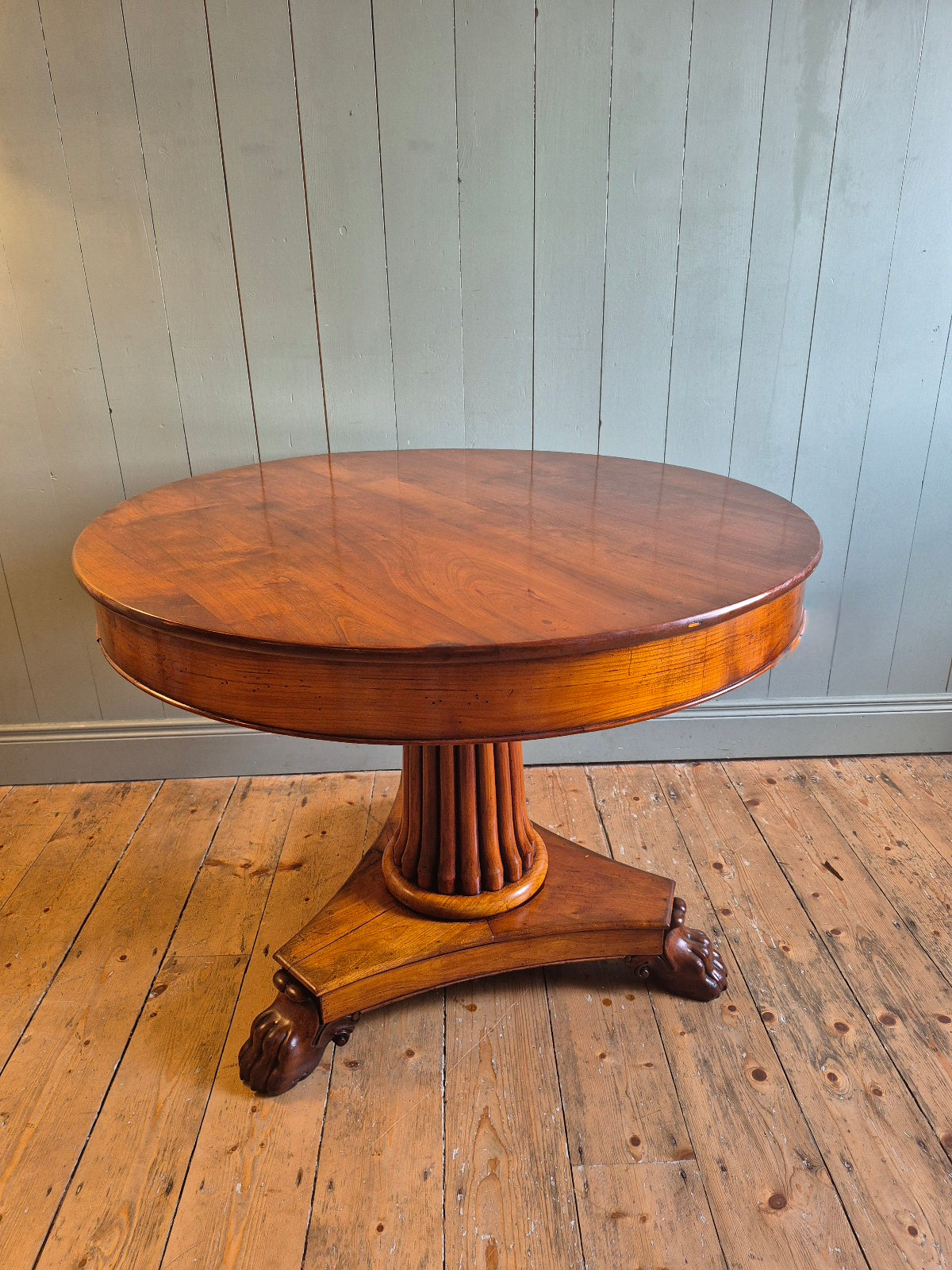 Regency Fruitwood Hall Table