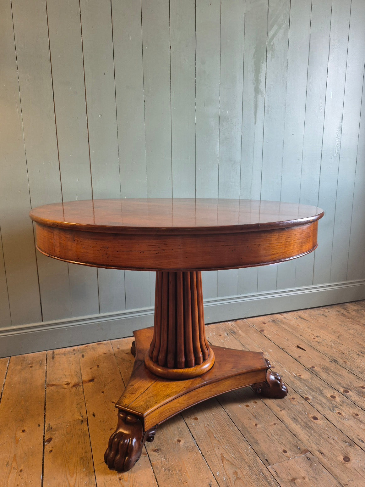 Regency Fruitwood Hall Table