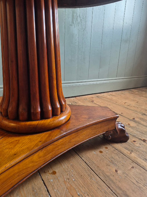 Regency Fruitwood Hall Table