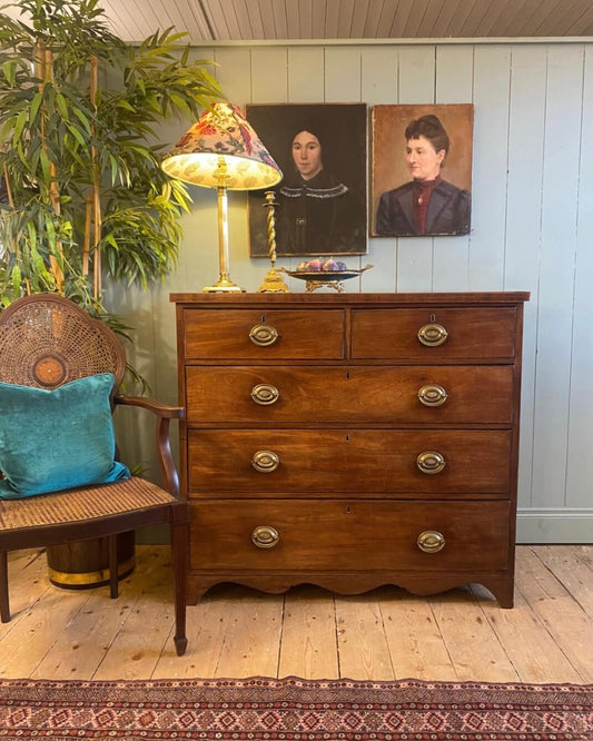 Regency Mahogany Chest Of Drawers