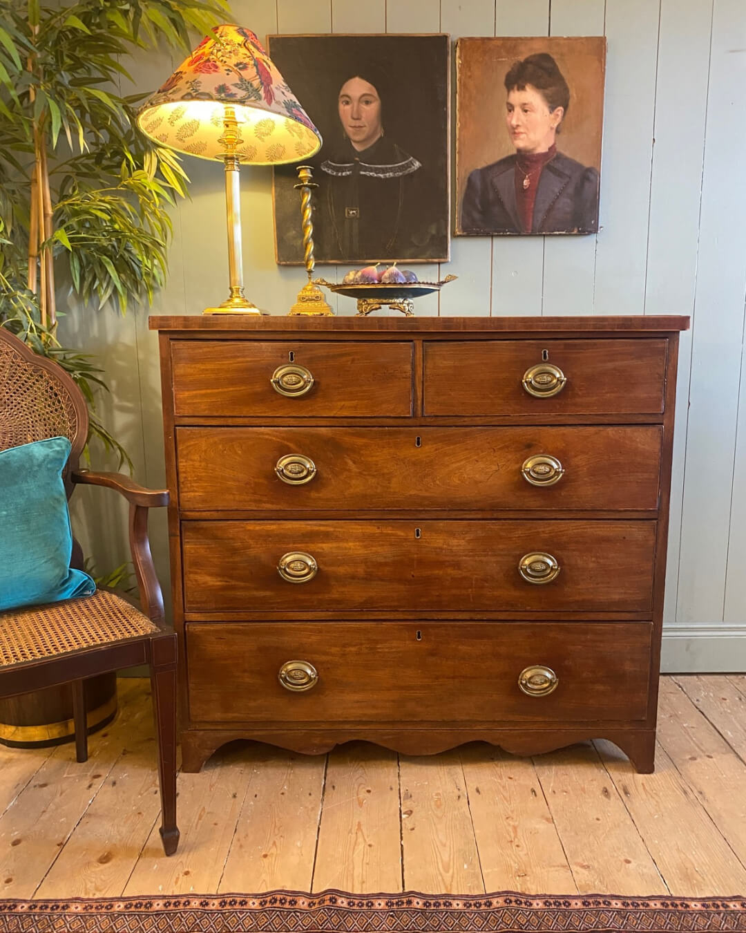 Regency Mahogany Chest Of Drawers