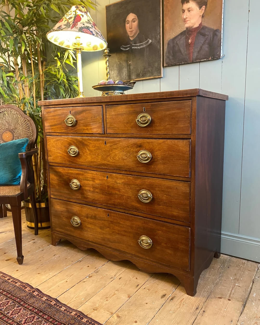 Regency Mahogany Chest Of Drawers