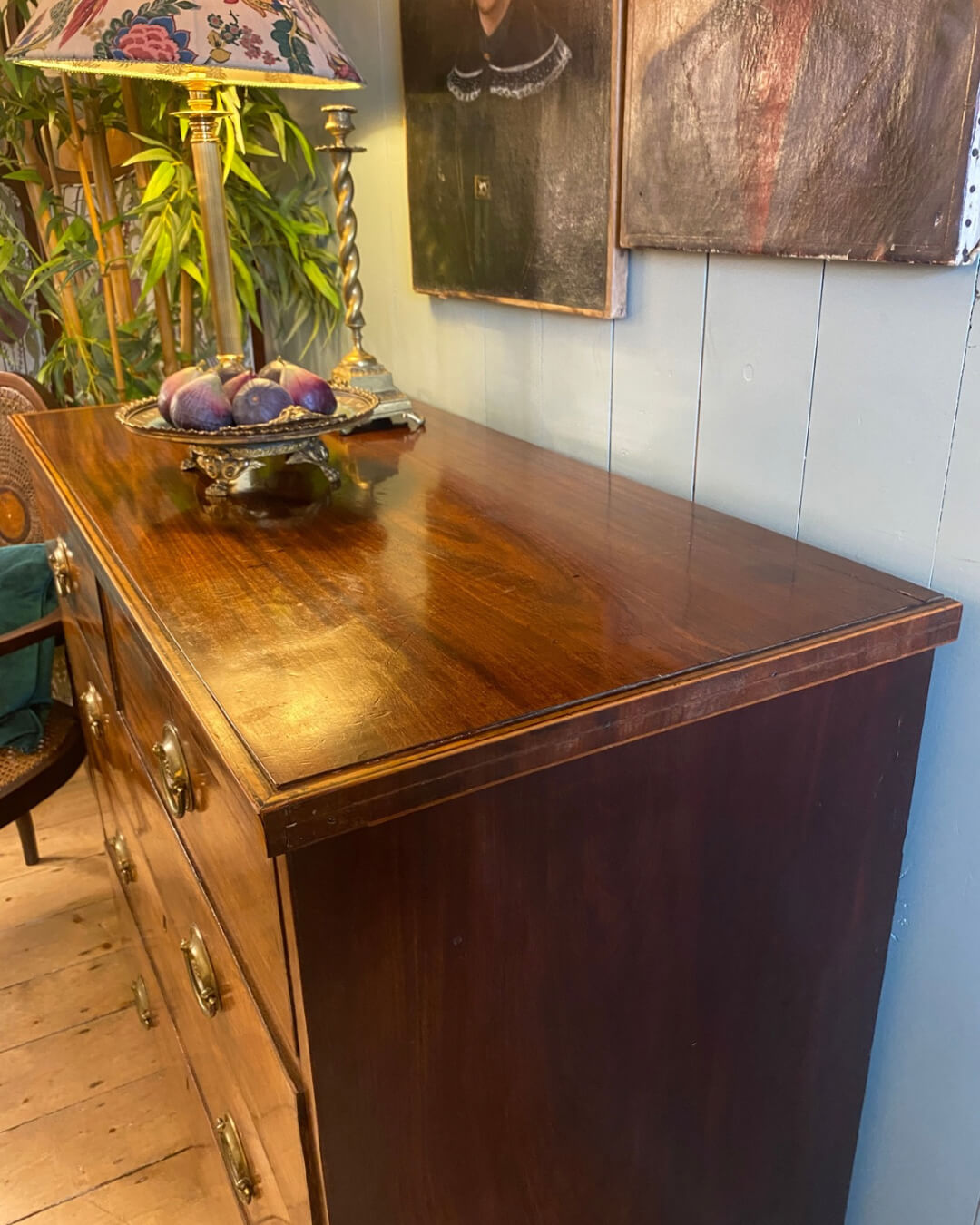 Regency Mahogany Chest Of Drawers