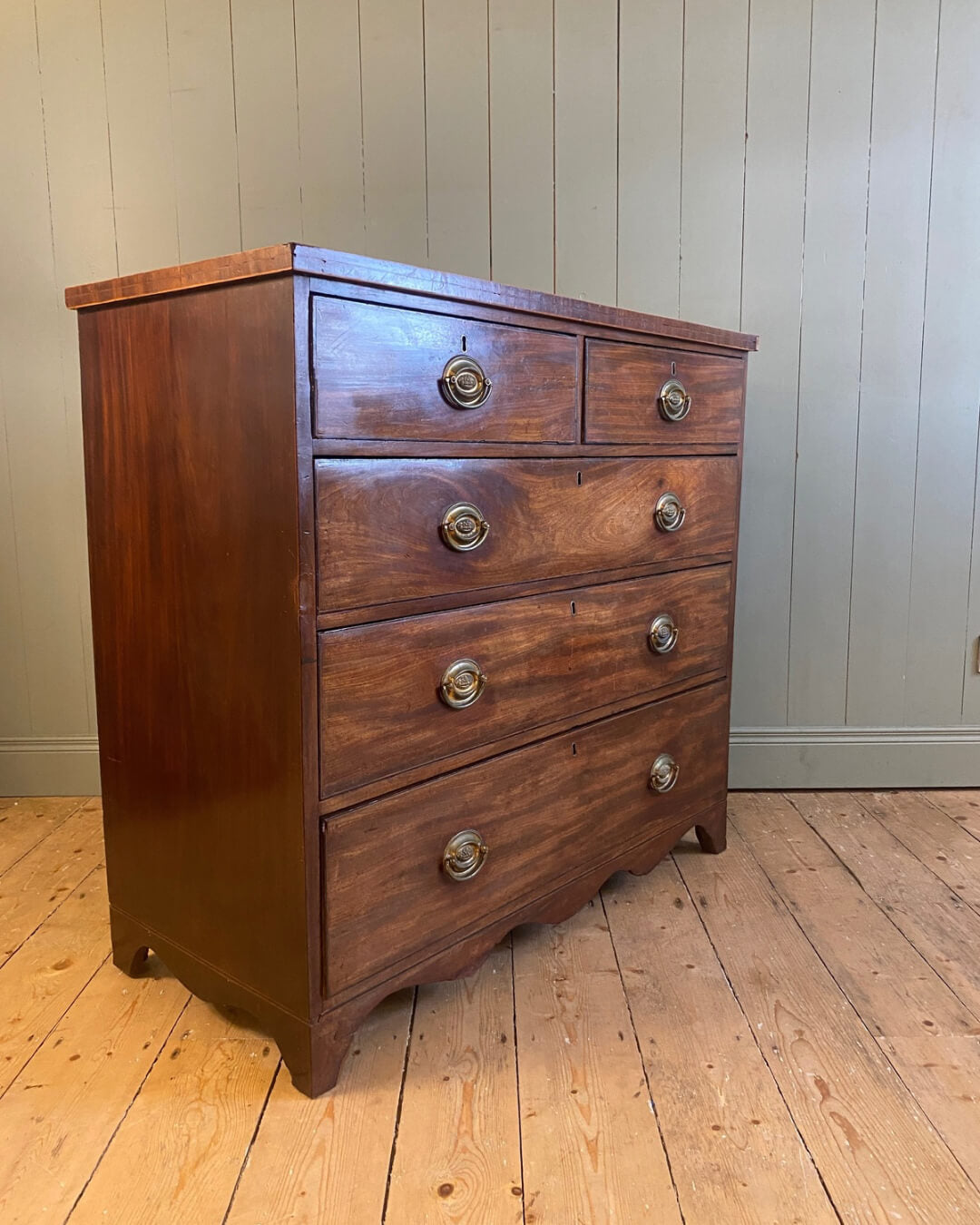 Regency Mahogany Chest Of Drawers