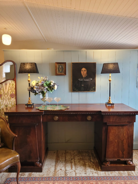 Regency Mahogany Sideboard